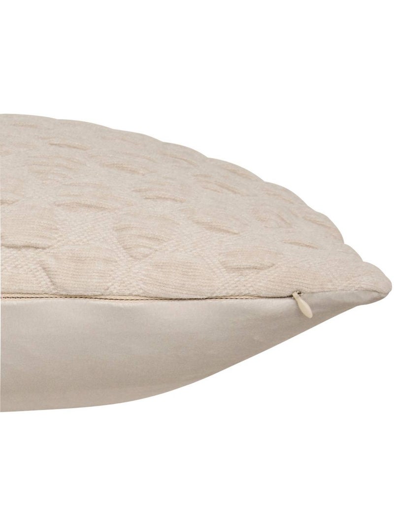 Coussin déhoussable en chenille NOVA Lin - Kiabi