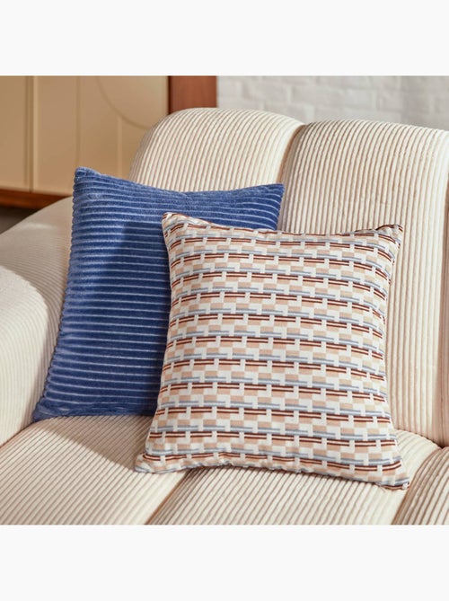 Coussin déhoussable en chenille SKYLOUNGE - Kiabi
