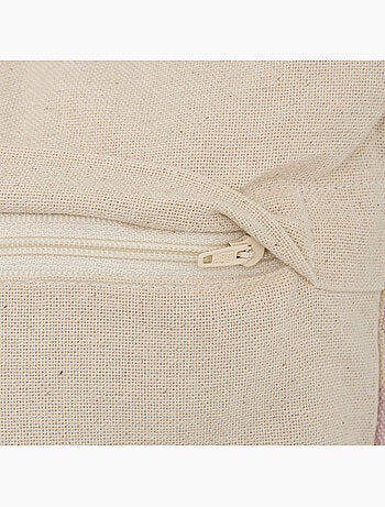 Coussin déhoussable en coton FLEURS SAUVAGES