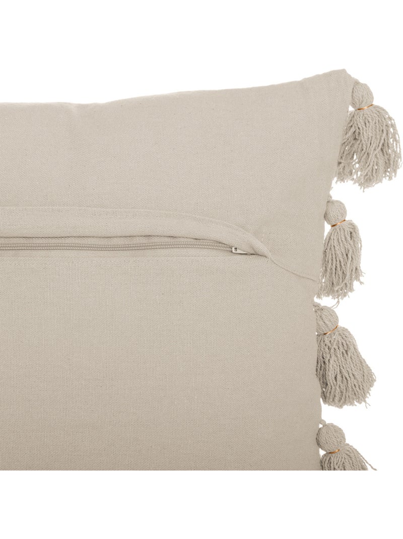 Coussin déhoussable en coton GYSPY Ivoire - Kiabi
