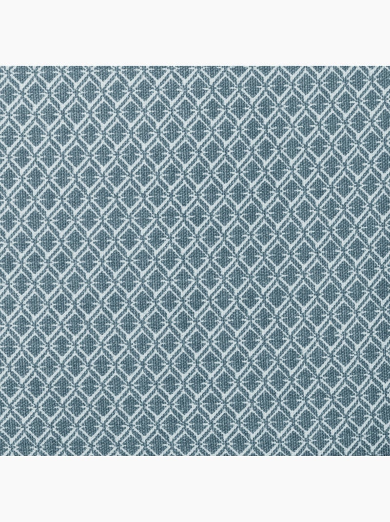 Coussin déhoussable en coton imprimé OTTO Bleu - Kiabi