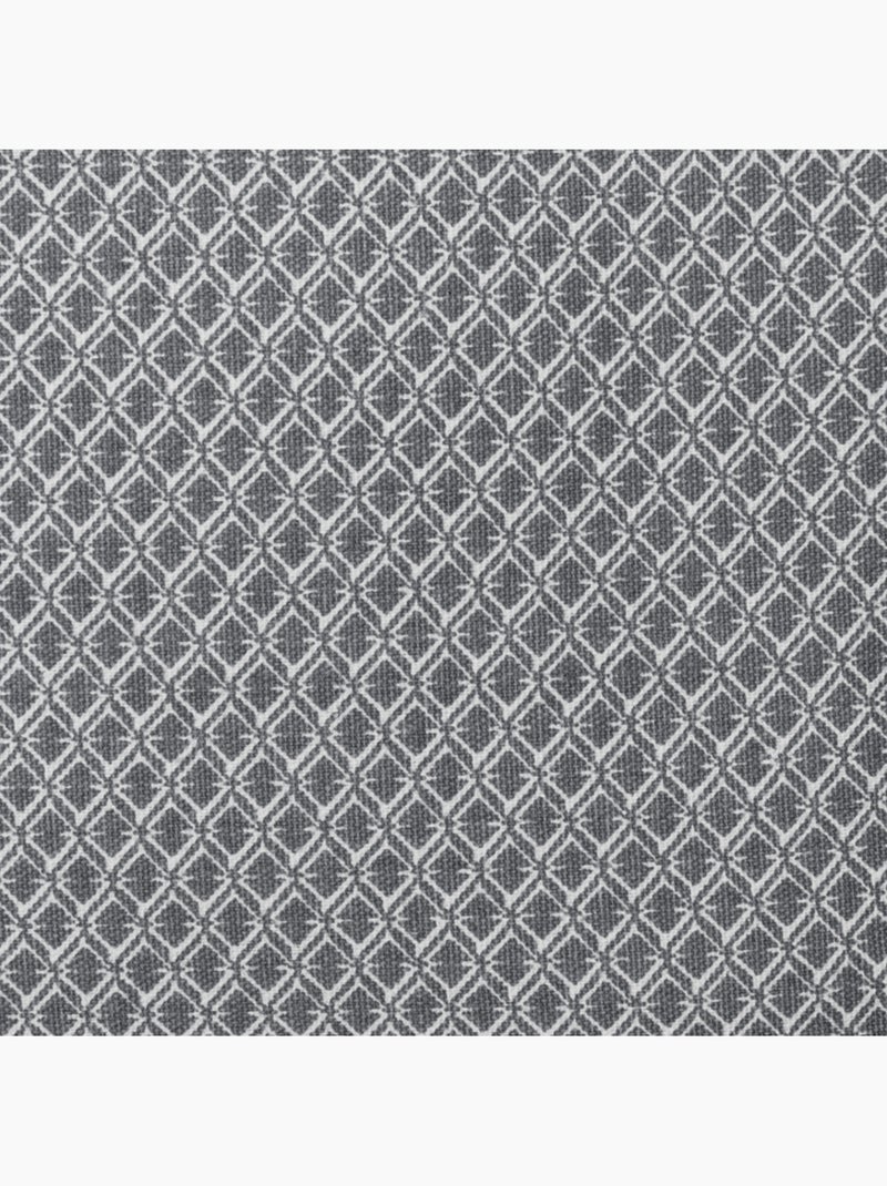 Coussin déhoussable en coton imprimé OTTO Gris - Kiabi