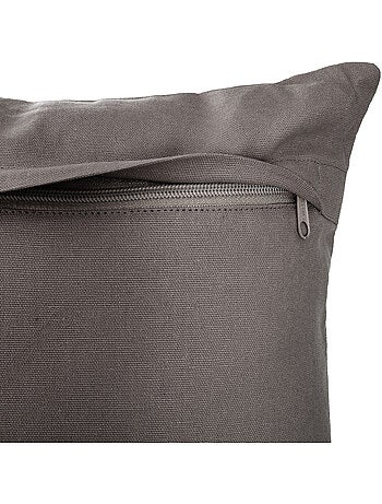 Coussin déhoussable en coton imprimé OTTO