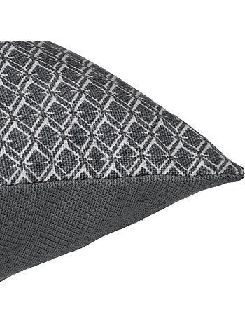 Coussin déhoussable en coton imprimé OTTO
