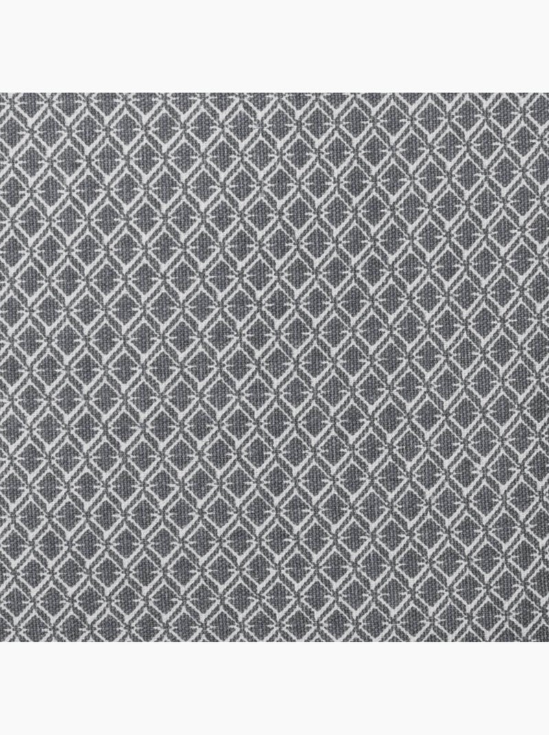 Coussin déhoussable en coton imprimé OTTO Gris - Kiabi