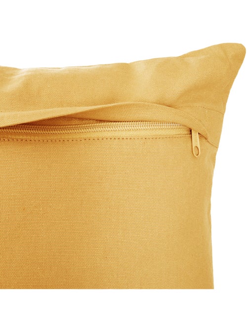 Coussin déhoussable en coton imprimé OTTO - Kiabi