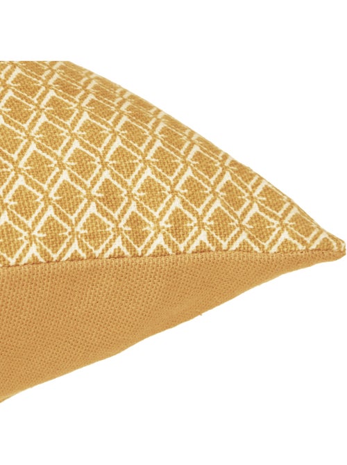 Coussin déhoussable en coton imprimé OTTO - Kiabi