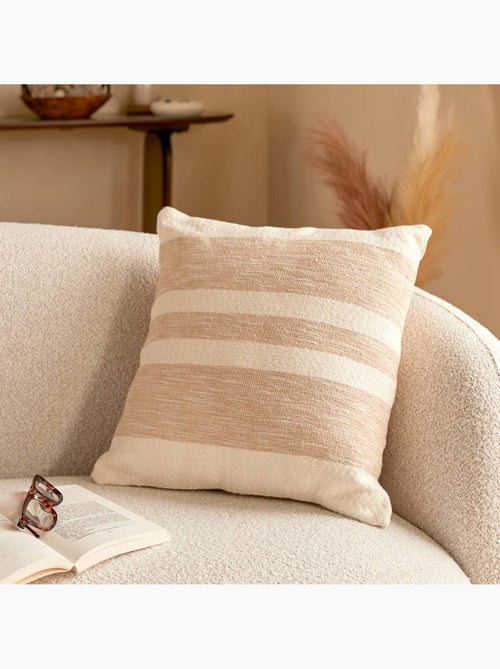 Coussin déhoussable en coton LAINI - Kiabi