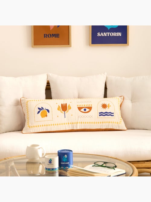 Coussin déhoussable en coton LIBERTAD - Kiabi