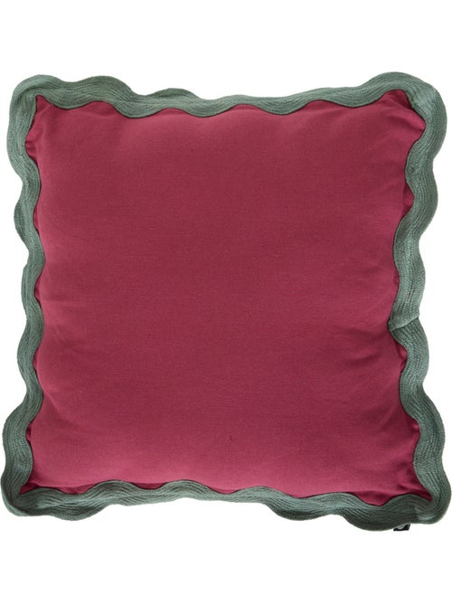 Coussin déhoussable en coton recyclé CHERRY - Kiabi Coussin déhoussable en coton recyclé CHERRY - Kiabi