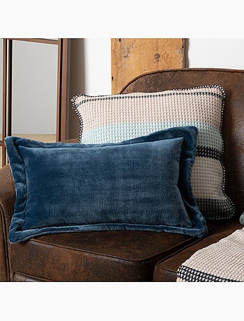 Coussin déhoussable en flanelle CUDDLY
