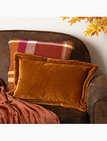 Coussin déhoussable en flanelle CUDDLY
