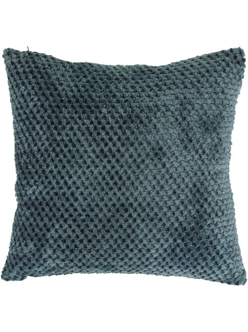 Coussin déhoussable en flanelle jacquard LYNO - Kiabi Coussin déhoussable en flanelle jacquard LYNO - Kiabi