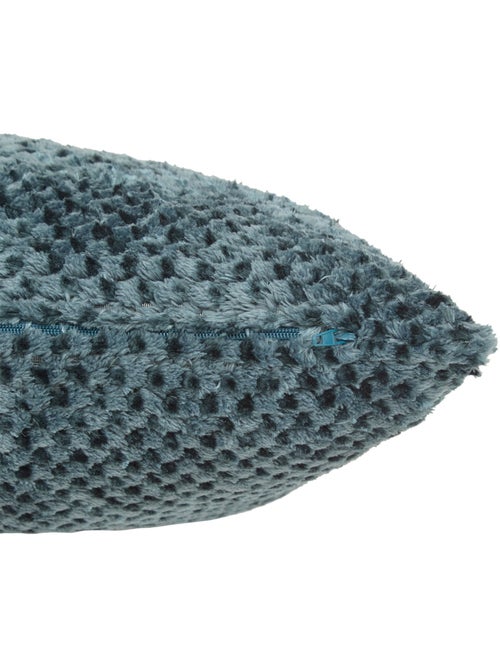 Coussin déhoussable en flanelle jacquard LYNO - Kiabi Coussin déhoussable en flanelle jacquard LYNO - Kiabi