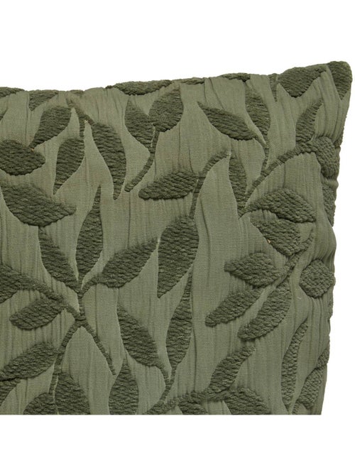 Coussin déhoussable en gaze de coton jacquard LEHTO - Kiabi