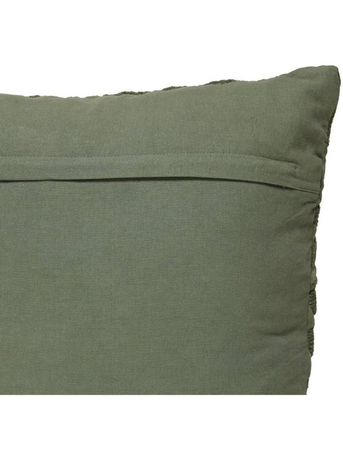 Coussin déhoussable en gaze de coton jacquard LEHTO - Kiabi