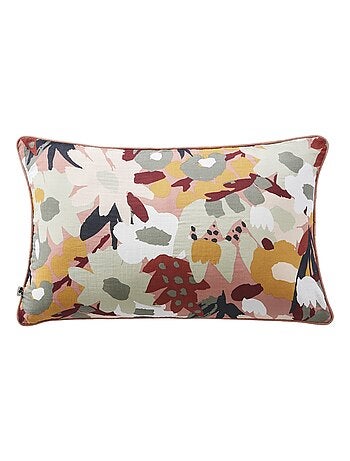 Coussin dehoussable en gaze de coton Leane