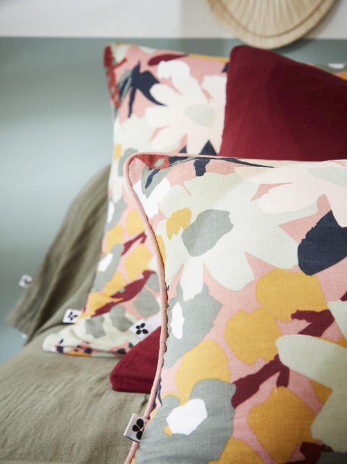 Coussin dehoussable en gaze de coton Leane - Kiabi Coussin dehoussable en gaze de coton Leane - Kiabi