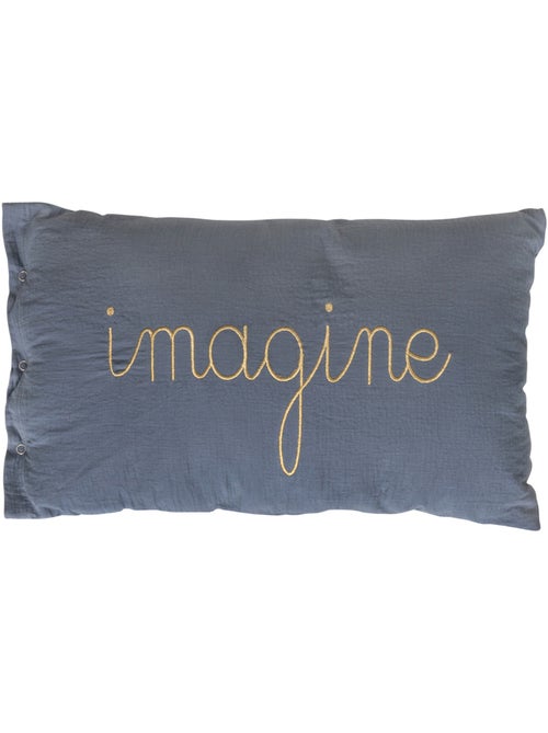 Coussin déhoussable en gaze de coton LILI - Kiabi