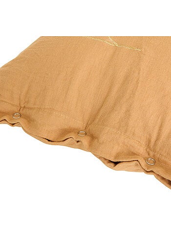Coussin déhoussable en gaze de coton LILI