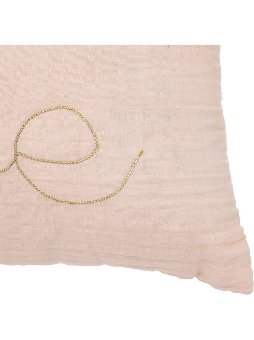 Coussin déhoussable en gaze de coton LILI - Kiabi Coussin déhoussable en gaze de coton LILI - Kiabi