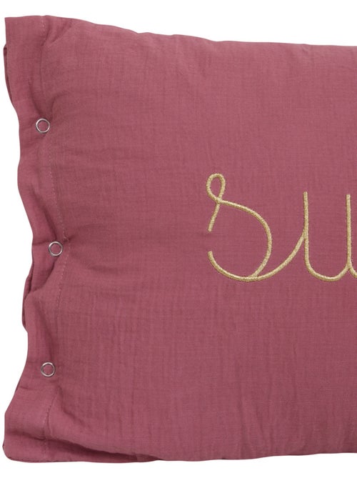 Coussin déhoussable en gaze de coton LILI - Kiabi Coussin déhoussable en gaze de coton LILI - Kiabi
