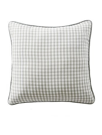 Coussin dehoussable en gaze de coton Vickie vichy