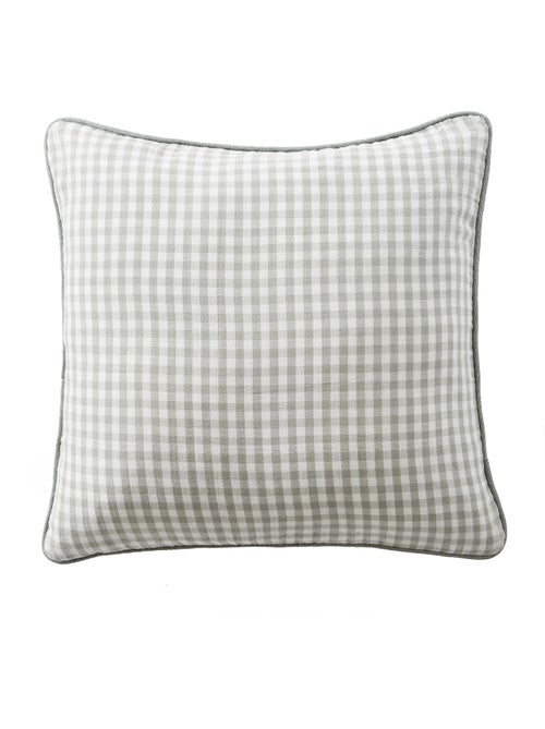 Coussin dehoussable en gaze de coton Vickie vichy - Kiabi Coussin dehoussable en gaze de coton Vickie vichy - Kiabi