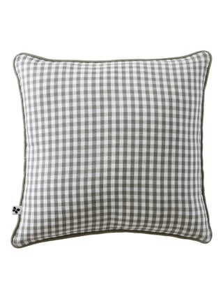 Coussin dehoussable en gaze de coton Vickie vichy