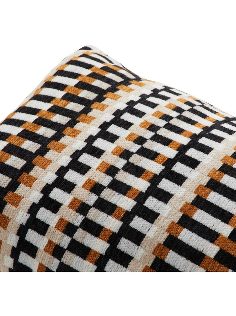 Coussin déhoussable en jacquard JANGWA Lin - Kiabi