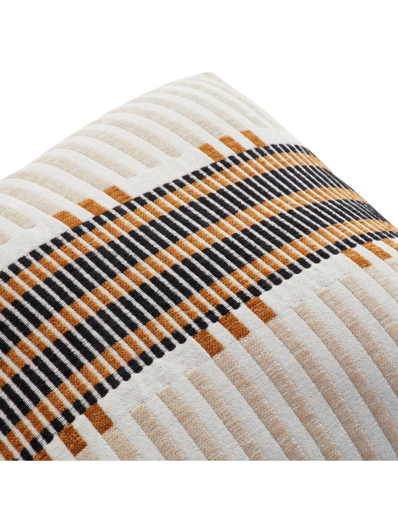 Coussin déhoussable en jacquard jangwa Lin - Kiabi