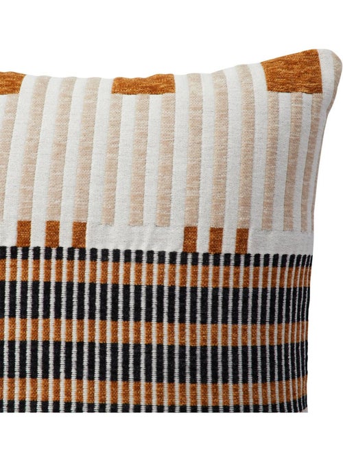 Coussin déhoussable en jacquard JANGWA - Kiabi