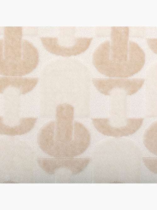 Coussin déhoussable en jacquard velours LUNA - Kiabi