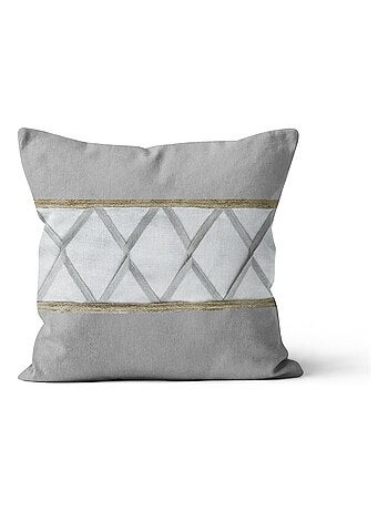 Coussin déhoussable en pur coton 40x40 cm AUDE, par Soleil d'Ocre