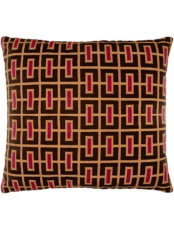 Coussin déhoussable en velours BELLISSIMA