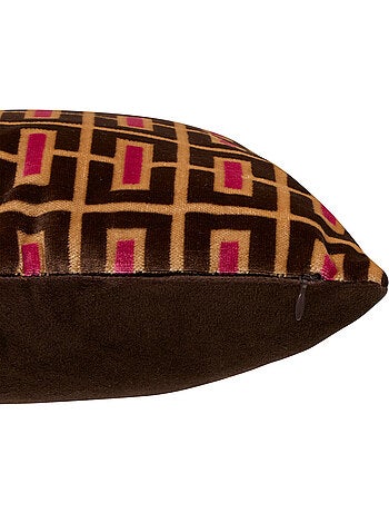 Coussin déhoussable en velours BELLISSIMA