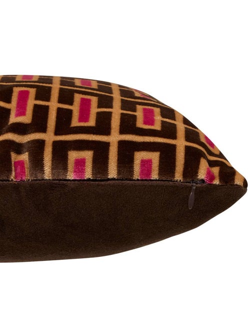 Coussin déhoussable en velours BELLISSIMA - Kiabi