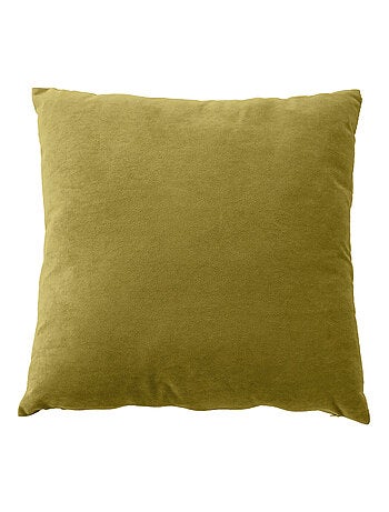 Coussin dehoussable en velours