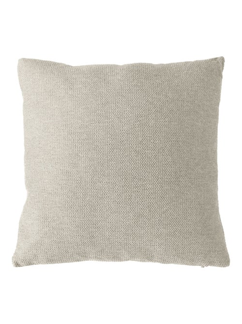 Coussin déhoussable en velours chenillé - Kiabi
