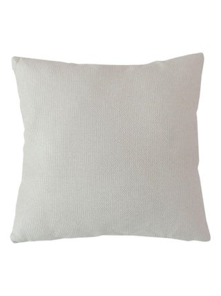 Coussin déhoussable en velours chenillé