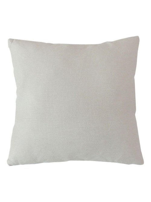 Coussin déhoussable en velours chenillé - Kiabi