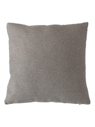Coussin déhoussable en velours chenillé