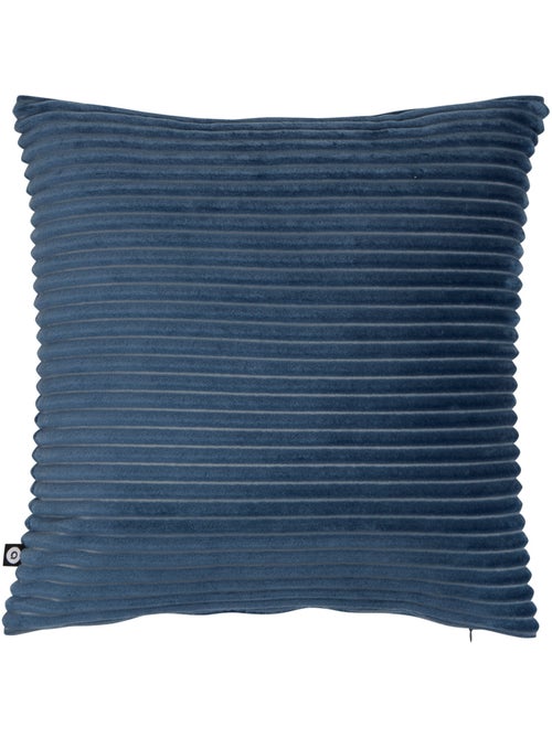 Coussin déhoussable en velours côtelé arum - Kiabi