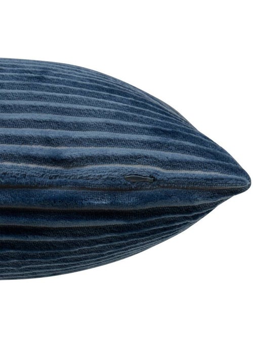 Coussin déhoussable en velours côtelé arum - Kiabi