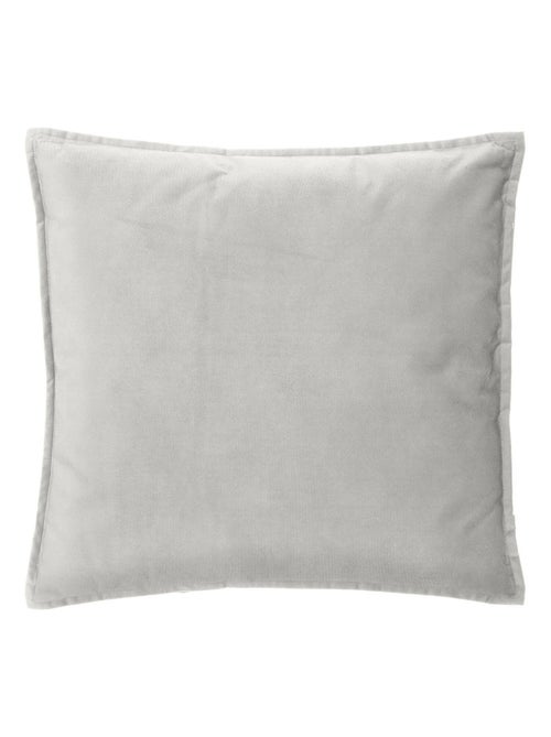Coussin déhoussable en velours LILOU - Kiabi