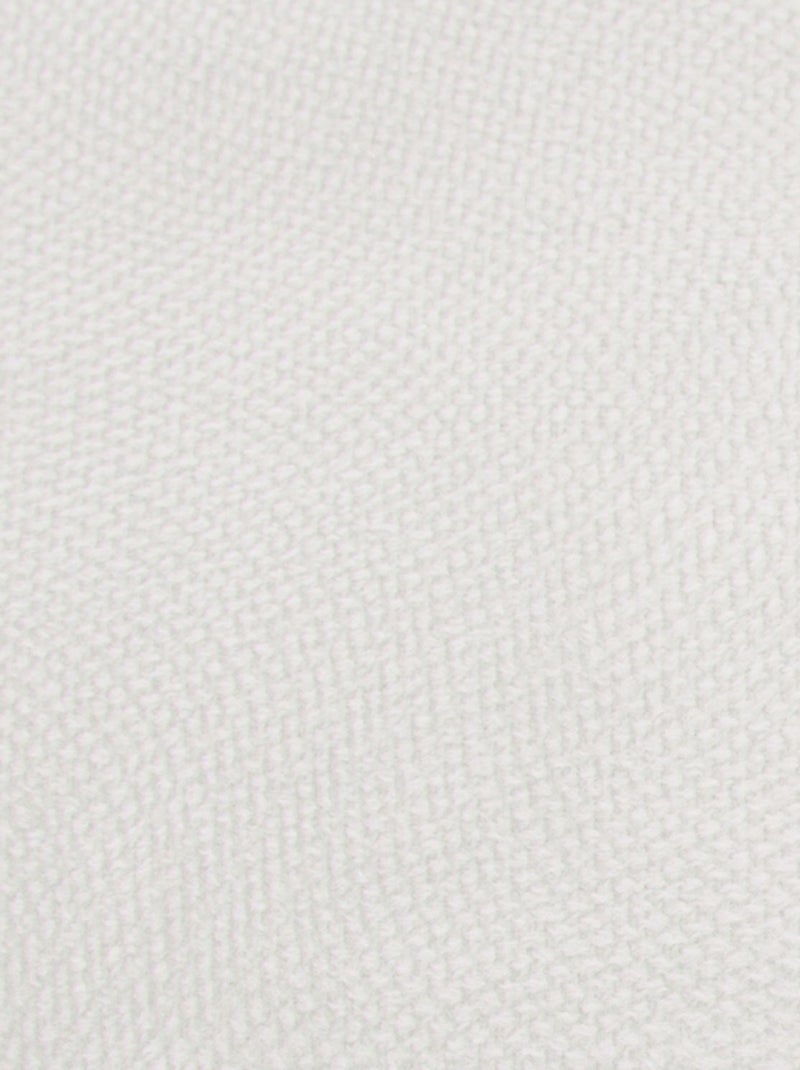 Coussin déhoussable en velours LILOU Blanc - Kiabi