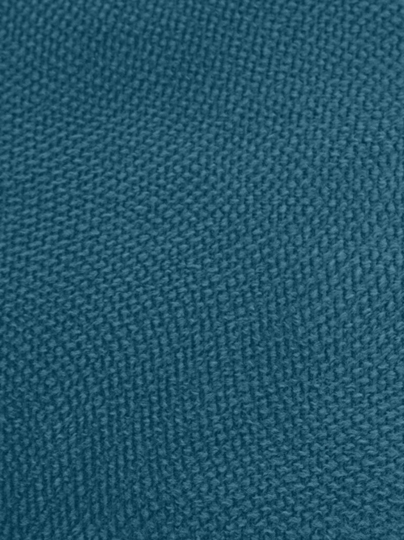 Coussin déhoussable en velours LILOU Bleu - Kiabi