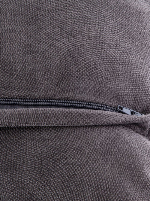 Coussin déhoussable en velours LILOU - Kiabi