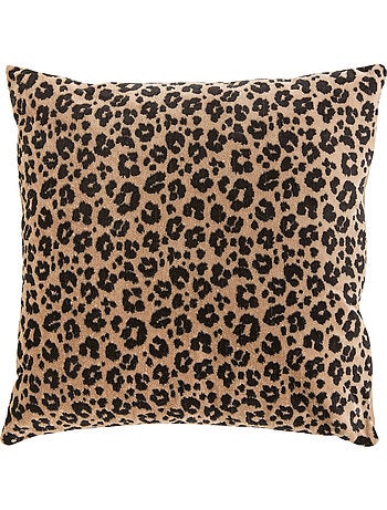 Coussin déhoussable en velours lynra