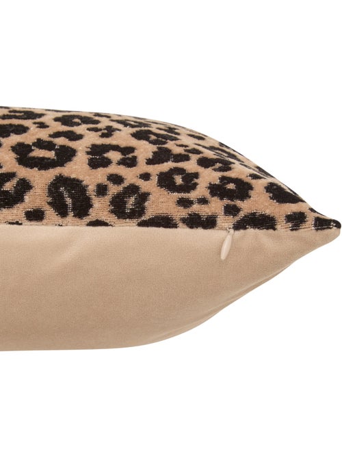 Coussin déhoussable en velours LYNRA - Kiabi